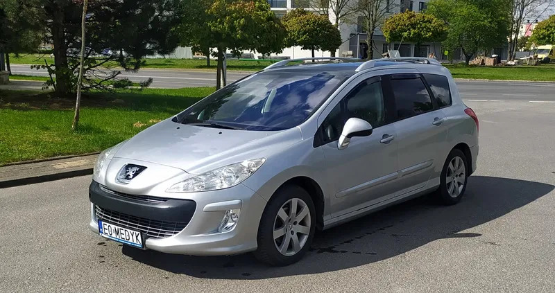 peugeot Peugeot 308 cena 11900 przebieg: 256588, rok produkcji 2009 z Zgierz